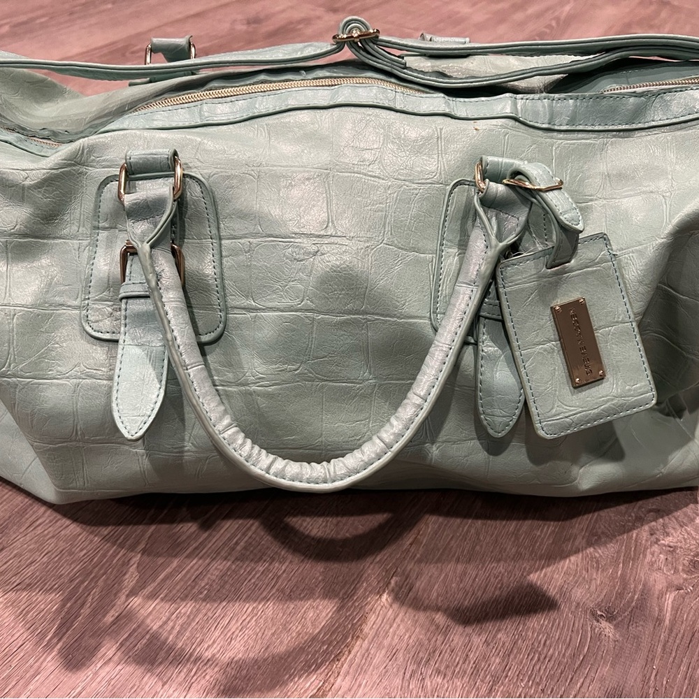 Steve Madden Mint Green Crocodile-Embossed Women's Bag